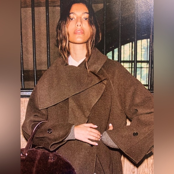 NEW CALVIN KLEIN WRAP JACKET MEDIUM BLACK - Picture 12 of 12